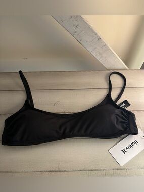 Hurley Black Bikini Top - Small BNWT